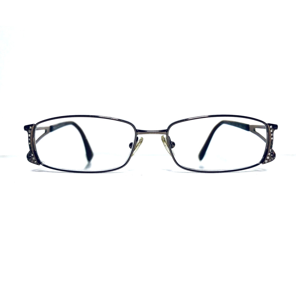 Versace Brown Rectangular Glasses - image 3